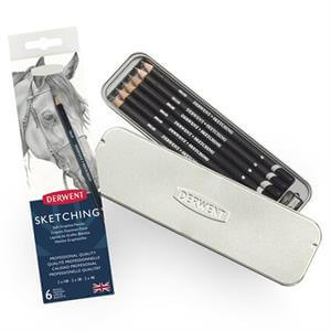 Derwent Sketching 6 Tin